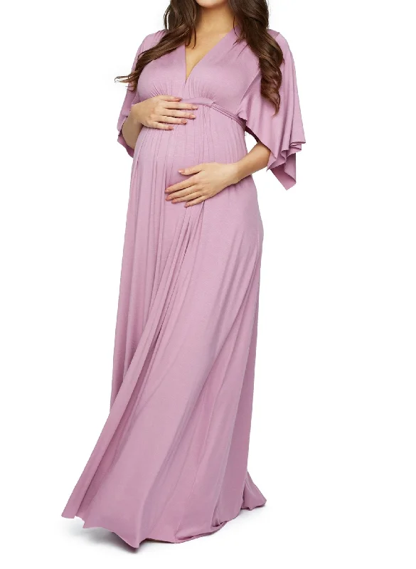 Violeta Long Maternity Caftan Dress